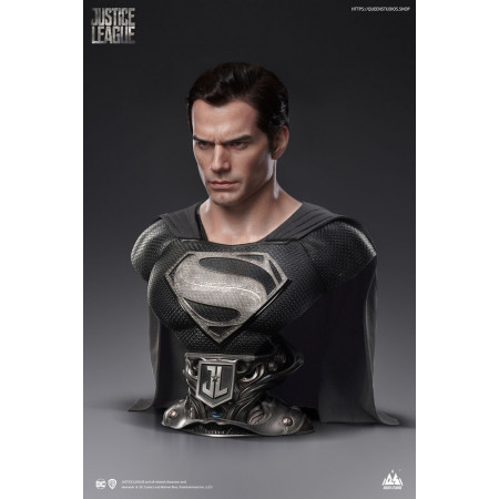 Superman busta 1/1 Superman Black Ver. 73 cm